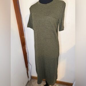 Madewell Olive Midi Dress